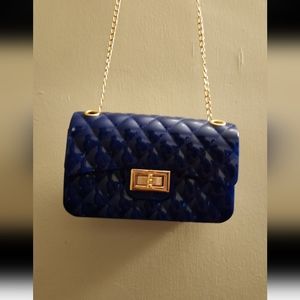 Blue trendy purse....Must have....